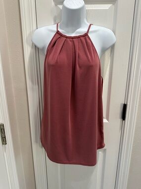 Green Envelope Dusty Rose Halter Camisole